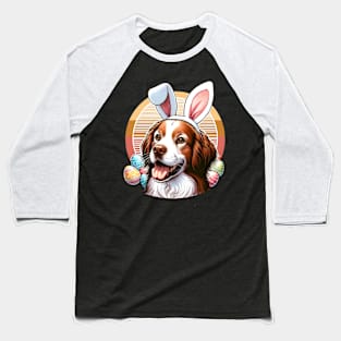 Brittany with Bunny Ears Enjoys Easter Festivities Baseball T-Shirt